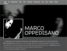 Tablet Screenshot of marcooppedisano.net